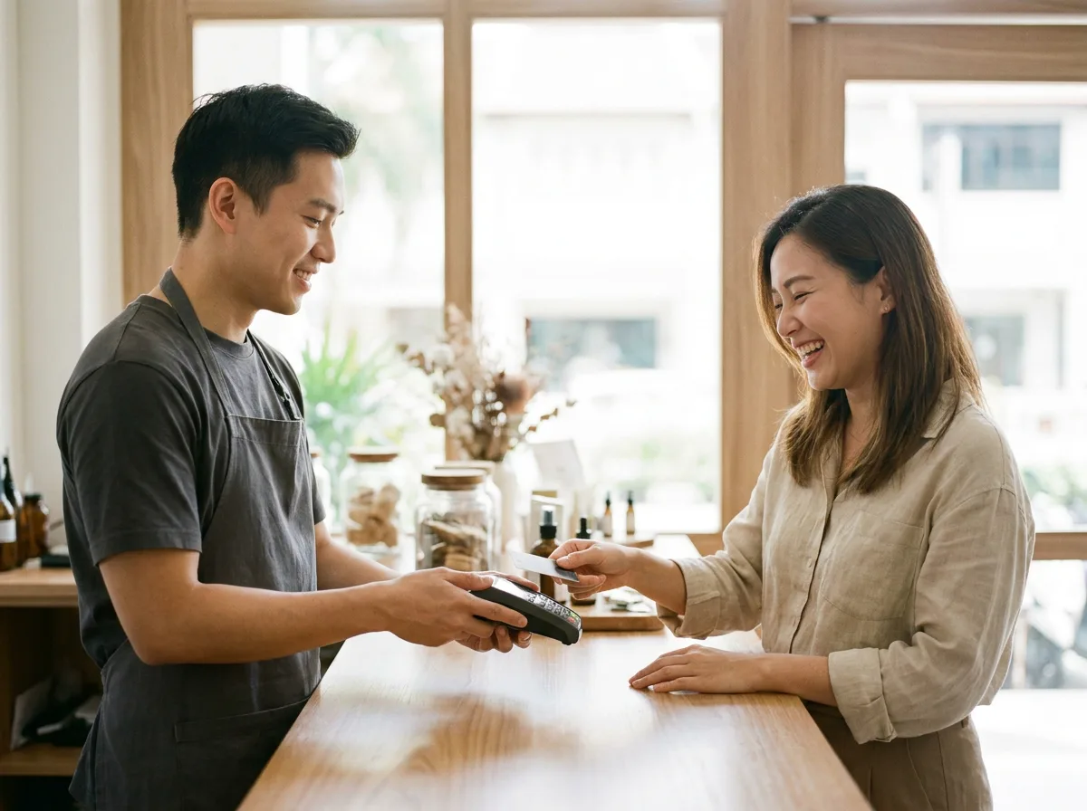 Idle point-of-sale checkout cart